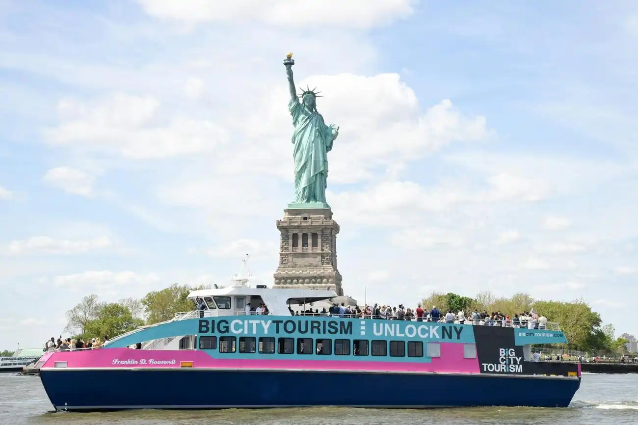 New York: 70-Min Freedom Liberty Sightseeing Cruise by Big City, New York, United States, NYC Pass.