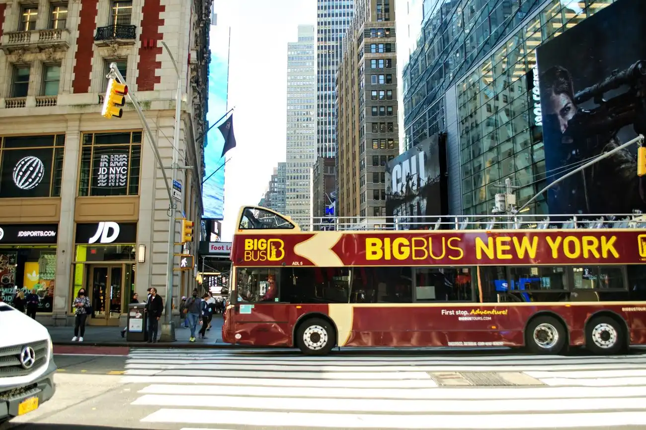 New York: 1-Day Hop-on Hop-off Bus + Empire State Building, New York, United States, NYC Pass.