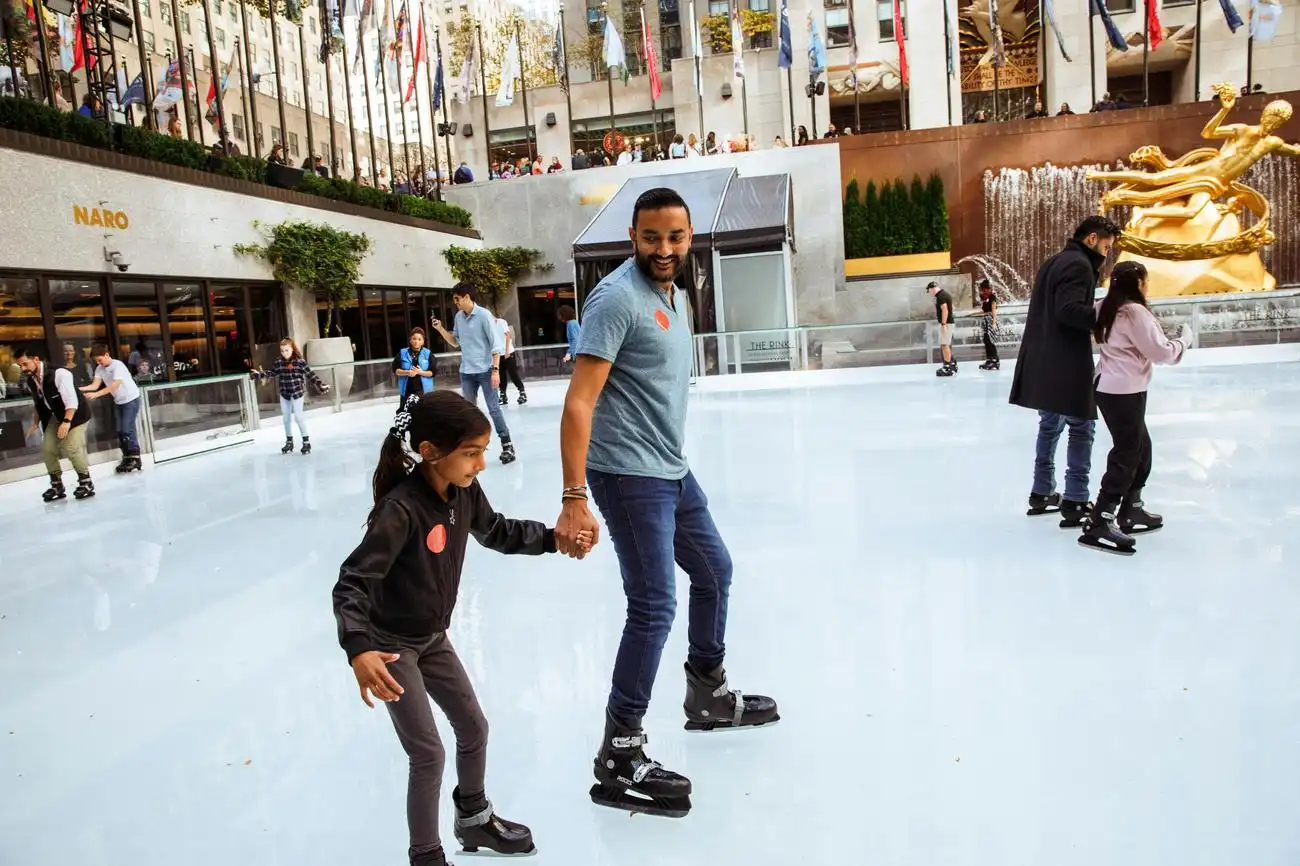 Rockefeller Center: The Rink Ice Skating, New York, United States, NYC Pass.