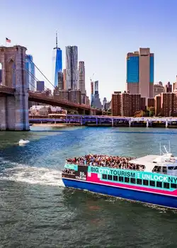 Witness NYC's skyline at dusk with a captivating sunset cruise. Best Activities to Visit New York in 2025.