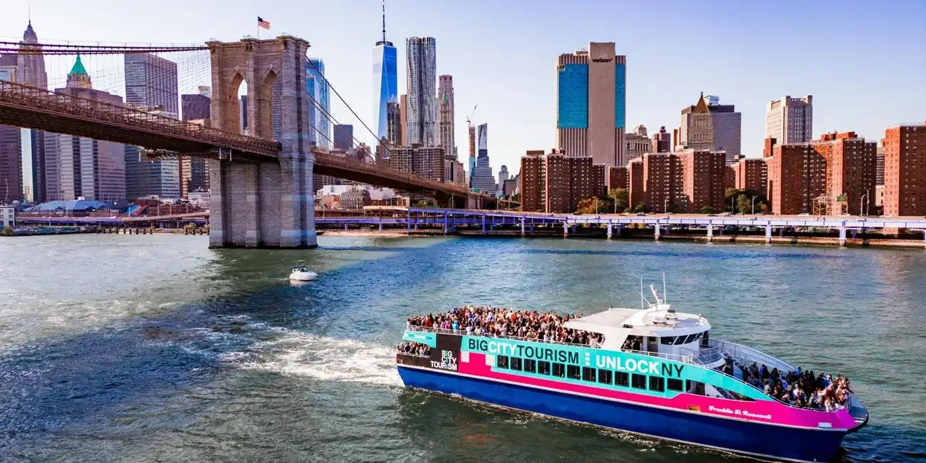 Witness NYC's skyline at dusk with a captivating sunset cruise. Best Activities to Visit New York in 2025.