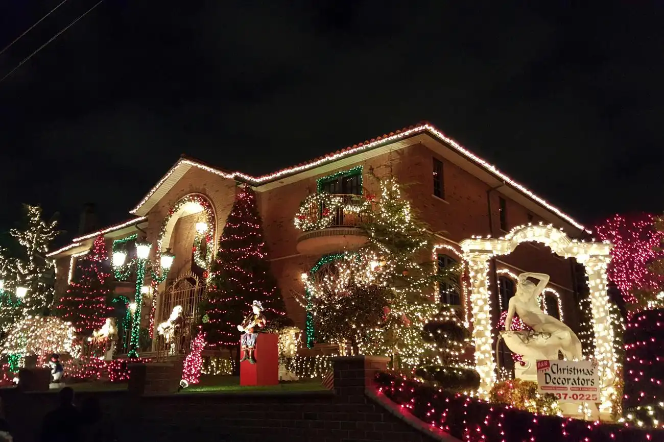 New York: Dyker Heights Christmas Lights Tour from Manhattan, New York, United States, NYC Pass.