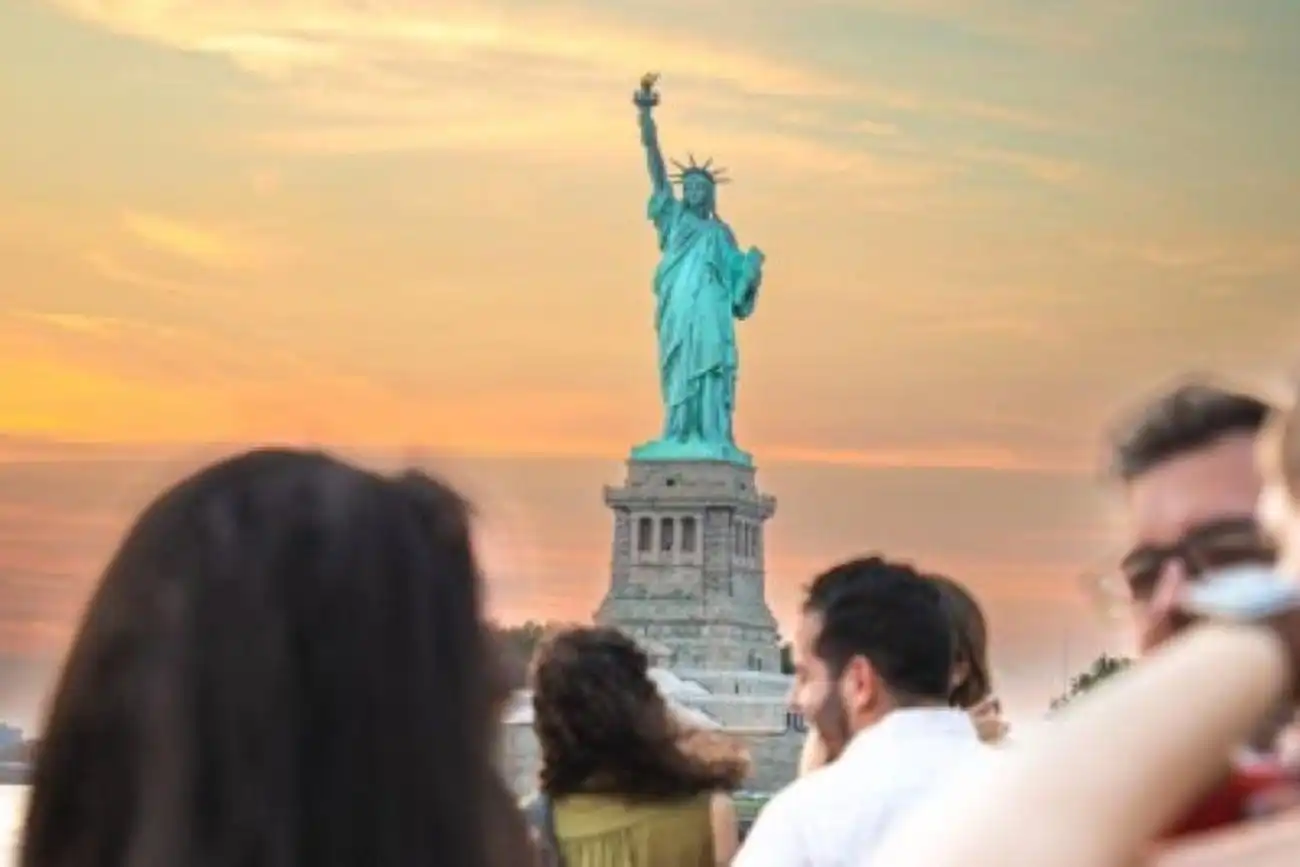 New York City: Statue of Liberty Sunset Cruise, New York, United States, NYC Pass.