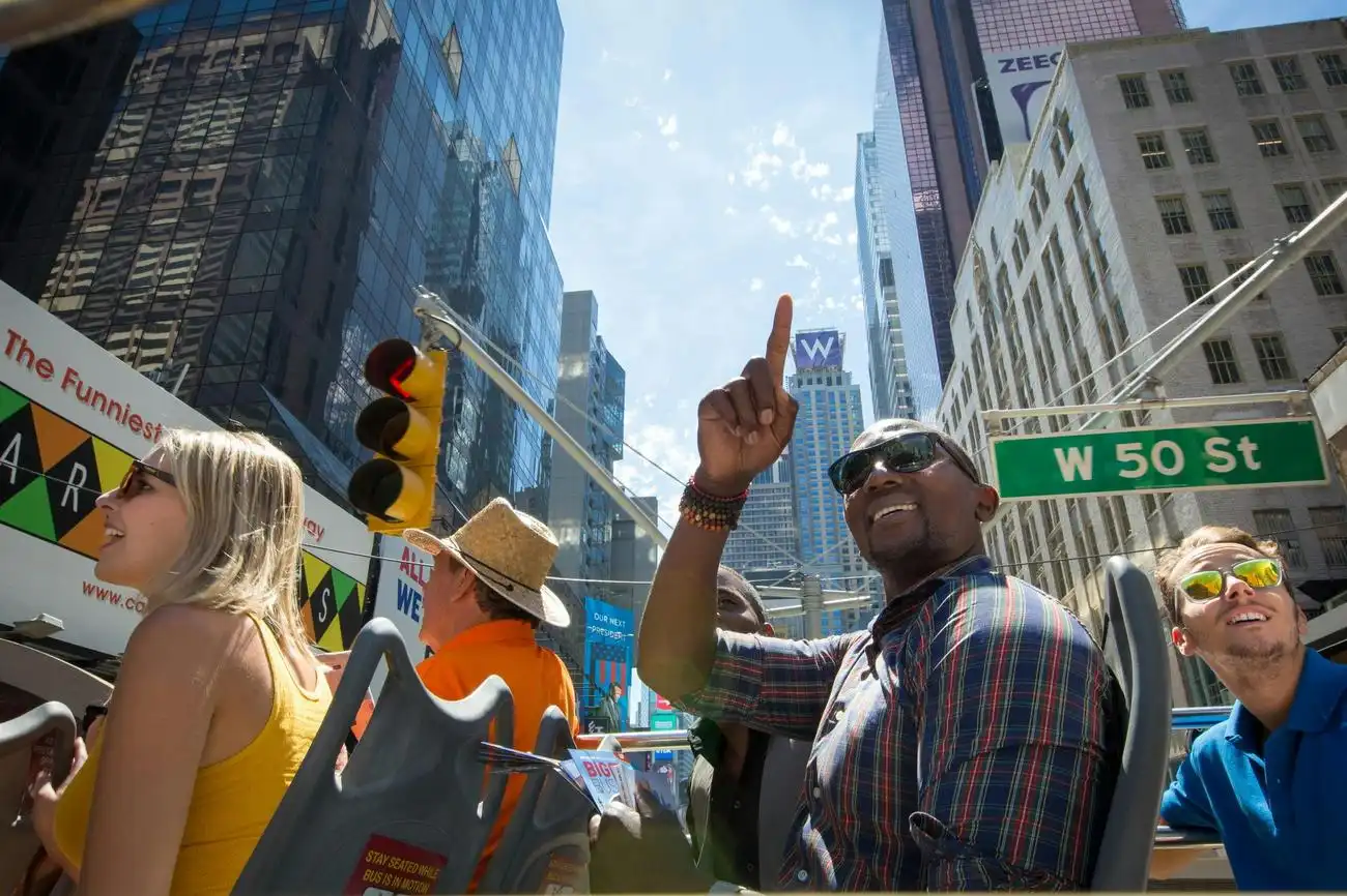 New York: 1-Day Hop-on Hop-off Bus + Empire State Building, New York, United States, NYC Pass.